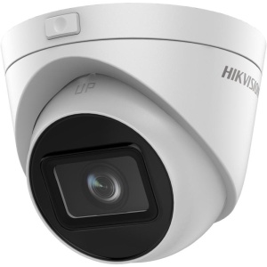 Camera supraveghere IP HikVision turret 4MP DS‑2CD1H43G2‑IZ(2.8‑12mm) lentila varifocala motor 2.8‑12 mm, EXIR 2.0 IR lunga distanta, WDR 120 dB, H.265+, detectie persoane si vehicule, slot microSD pana la 256 GB, rezistenta la apa si praf IP67