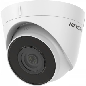 Camera supraveghere IP HikVision Turret 4MP DS-2CD1343G0-I(2.8mm)(C), compresie H.265+, WDR 120dB, EXIR 2.0 IR 30m, microfon incorporat, slot card SD 256GB, protectie IP67, lentila 2.8mm, carcasa metal si plastic