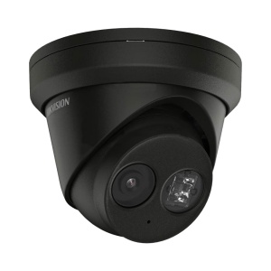 Camera supraveghere IP HikVision Turret 6MP DS-2CD2363G2-IU(2.8mm)(Black), tehnologie AcuSense, Deep Learning, WDR 120dB, microfon dual incorporat, carcasa metalica, culoare neagra, protectie IP67, compresie H.265+ - Img 2