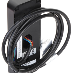 Cititor de carduri HikVision DS-K1802, tehnologie duala Mifare 1 (13.56MHz) si EM (125kHz), tastatura integrata, interfata Wiegand (W26/W34), protectie IP65, beeper incorporat, carcasa PC+ABS, montaj la interior sau exterior - Img 5