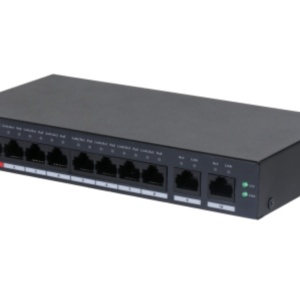 Cloud Managed Switch Dahua CS4010‑8ET‑110, 10‑porturi desktop cu 8 porturi PoE, compatibil IEEE802.3/3u/3x/3ab, suporta IEEE802.3af/at/bt, intelligent PoE, metalic dust‑proof, PoE power management, temperatura operare larga - Img 2