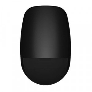 Detector de miscare wireless Hikvision AX PRO DS-PDP15P-EG2-WE/Black, senzor PIR, raza detectie 15m, imunitate animale 30kg, tehnologie SEC si optica 3D, frecventa 868MHz, configurare prin aplicatie, negru