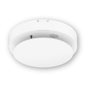 Detector fum si caldura Hikvision wireless DS-PD451SMK-WE, senzor fotoelectric, durata de viata baterie 4 ani, alarma temperatura constanta >64°C, alarma termica diferentiala
