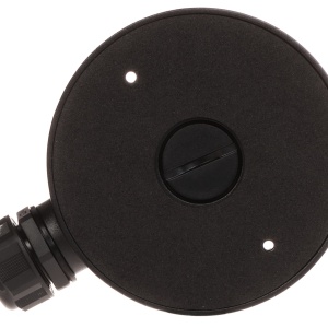 Doza de jonctiune CCTV HikVision DS-1280ZJ-DM46(Black) fabricata din aliaj de aluminiu, culoare neagra, montaj pe perete sau tavan, rezistenta la intemperii, gestionare cabluri camere dome, design robust - Img 5