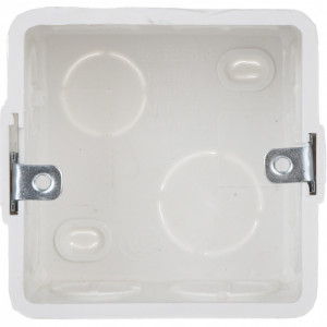 Doza montaj incastrat HikVision DS-KAB86 pentru post interior videointerfon, fabricata din material izolator de inalta calitate, design ergonomic pentru perete, instalare facila, seria 86
