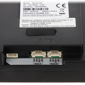 Modul apel cu 6 butoane HikVision DS-KD-KK pentru post exterior modular, etichete nume iluminate, protectie IP65, compensare lumina fundal, instalare facila, ideal pentru blocuri, compatibil seria DS-KD8 - Img 4