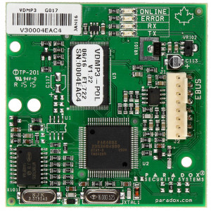 Modul vocal comunicare Paradox VDMP3, raportare prin mesaje inregistrate, meniu ghidat vocal, armare/dezarmare la distanta prin telefon, control PGM, compatibil EVO, Spectra SP, Magellan MG5050 si MG5075 - Img 3