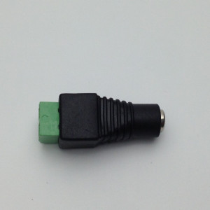 Mufa alimentare mama 2.1mm G102, conector DC jack 2.1 x 5.5mm, material PVC rezistent, tensiune maxima 36V DC, curent de lucru 4A, utilizare in sisteme de supraveghere CCTV, instalare rapida si conexiune stabila - Img 2