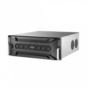 NVR 128 canale HikVision DS-96128NI-I24, rezolutie 4K 12MP, latime banda 576Mbps, 24x slot HDD pana la 10TB, RAID 0/1/5/6/10, 2x HDMI 4K, 4x Gigabit LAN, suport ANPR/People Counting, H.265+, sursa redundanta, 4U - Img 2