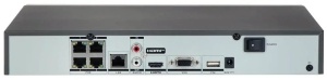 NVR 4 canale Hikvision DS-7604NXI-K1 AcuSense 4K, latime banda 40 Mbps, rezolutie pana la 12MP, compresie H.265+, 1x slot HDD pana la 10TB, analiza video inteligenta om/vehicul, iesire HDMI 4K si VGA - Img 2