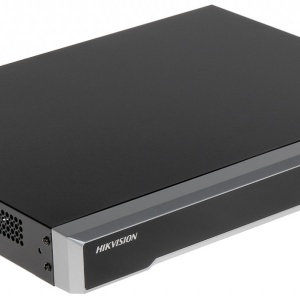 NVR HikVision 8 canale 4K DS-7608NI-K2/8P(D), switch 8 porturi PoE Plug&Play, suporta 2 HDD pana la 16TB fiecare, iesiri video independente HDMI si VGA, banda 80 Mbps, compresie H.265+, format 1U - Img 3