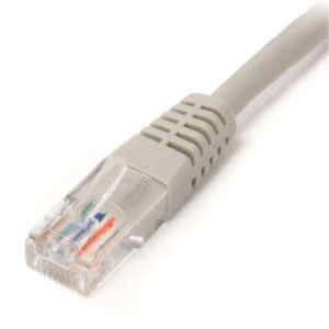 Patch cord UTPcat.6-3mgri, lungime 3m, culoare gri, conductor 8 fire cupru, izolatie polietilena de inalta densitate, manta PVC, optim pentru conexiuni de retea stabile si transfer de date Gigabit