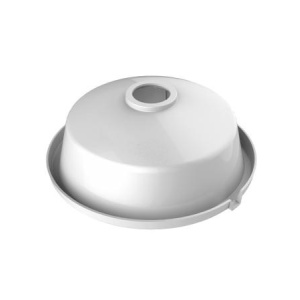 Protectie ploaie si soare HikVision DS-1253ZJ-M, accesoriu rezistent la apa pentru camere de supraveghere tip dome, material plastic durabil, culoare Hikvision White, instalare la exterior, design rezistent