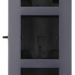 Rama montaj ingropat cu 3 module HikVision DS-KD-ACF3(Plastic) pentru post exterior modular, panou din aluminiu si doza din plastic, temperatura operare -40 grade C, include accesorii fixare, compatibila seria DS-KD8