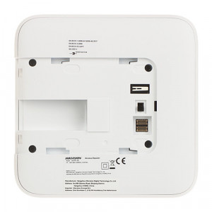 Repeater semnal Hikvision DS-PR1-WE, frecventa 868MHz, comunicare bidirectionala, suporta 8 senzori PIRCAM/Fum, autonomie baterie 35h, pairing automat, indicator LED status, securitate AES-128 - Img 3