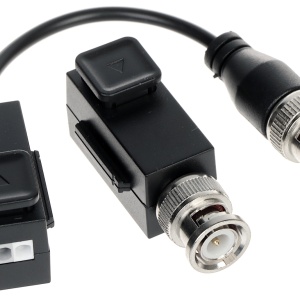 Set Video Balun pasiv Hikvision DS-1H18S/E(C), transmisie semnal video prin cablu UTP Cat5e/6, compatibil tehnologii TVI/AHD/CVI/CVBS, protectie la supratensiune TVS, design anti-static, carcasa plastic ABS - Img 3