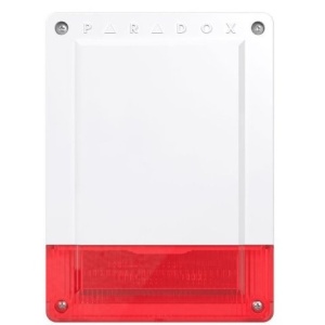 Sirena wireless exterior SR250M cu lumina stroboscopica 100dB, alimentare 12V si baterii tip C autonomie pana la 5 ani, protectie IP54, senzor temperatura, comunicatie 868 MHz, actualizare OTA BlueEye