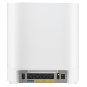 Sistem Mesh Wi-Fi 6 ASUS ExpertWiFi EBM68 (W-2-PK) AX7800 Tri-Band, acoperire business, securitate AiProtection Pro, suport VLAN, VPN, 2.5G WAN, 3 porturi LAN, optimizat pentru afaceri mici si mijlocii (set 2 unitati) - Img 3