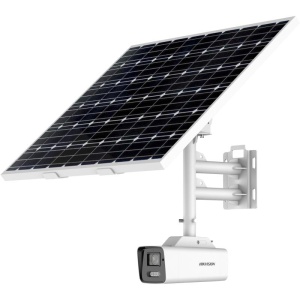 Sistem supraveghere IP HikVision Bullet 8MP DS-2XS6A87G1-L/C32S80 Solar Power 4G, ColorVu, panou fotovoltaic 80W, stocare 64GB eMMC, clasificare om/vehicul, 120dB WDR, IP67, management baterie, slot Micro SIM, fara baterie