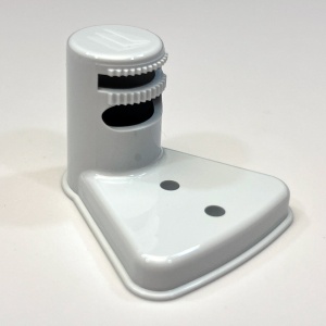 Suport montaj detector Hikvision DS-PDB-IN-Ceilingbracket, prindere pe tavan pentru senzori de interior, design anti-rasucire, permite cablare ascunsa, protectie back tamper, material rezistent, alb - Img 3