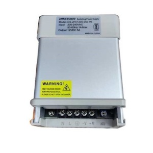 Sursa alimentare Hikvision 4 canale DS-2FA1205-DW-IN, 12VDC 5A, intrare 200-240VAC 50-60Hz, carcasa metalica, fara ventilator, montaj perete sau desktop, protectie suprasarcina si, montaj perete sau desktop, protectie suprasarcina si siguranțe, putere 60W