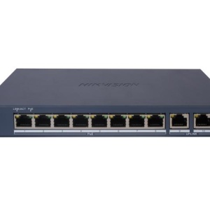 Switch 8 porturi Gigabit, Hikvision DS-3E1510P-EI/M(B)