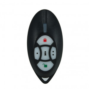 Telecomanda wireless bidirectionala Paradox REM2, 5 butoane, 6 comenzi, tehnologie StayD, frecventa 433/868 MHz, confirmare optica si acustica, rezistenta la apa, baterie CR2032, certificare CE, raza pana la 50m