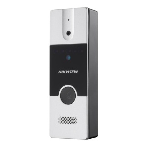 Videointerfon analogic Hikvision DS-KB2411T-IM, 4 fire, camera Pinhole 2MP, iluminare IR auto-adaptiva, instalare Plug & Play, suporta 2 posturi in sistem, buton apel o singura atingere, carcasa metalica - Img 2