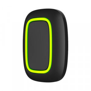 Buton panica si automatizare wireless Ajax Button Jeweller, protectie la apasare accidentala (dubla/lunga), distanta 1300m, IP55, control scenarii smart home, criptare AES, autonomie baterie pana la 5 ani, negru - Img 2