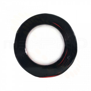 Cablu alimentare rosu-negru Alien MK024-CA075, sectiune 2x0.75mm, conductor aluminiu-cuprat, izolatie PO rezistenta, tensiune 300/500V, functionare pana la +70 grade Celsius, ideal pentru sisteme audio si curenti slabi, rola 10m - Img 2