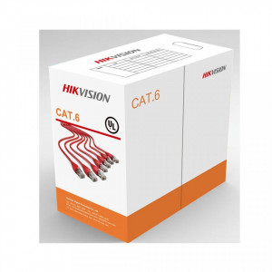 Cablu U/UTP Cat.6, 4xAWG23, PVC, portocaliu, cutie 305m, DS-1LN6-UU