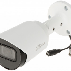 Camera Dahua DH-HAC-HFW1500T-A-S2(2.8mm), 5MP Starlight, microfon incorporat, format 16:9 (fara distorsiuni), Smart IR 30m, tehnologie hibrid 4-in-1, protectie exterior IP67, carcasa metalica