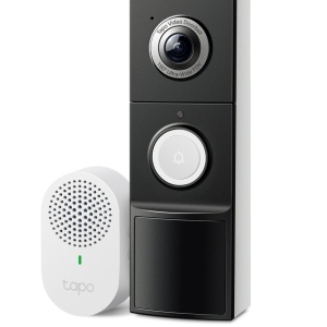 Camera exterior TP-Link Tapo D235, 5MP 2K, baterie 10.000 mAh sau cablu 8‑24 V, Panoramic 180°, Night Vision color, detectie AI persoane/vehicule/animale/pachete, audio bidirectional, IP66, microSD 512 GB, stocare cloud