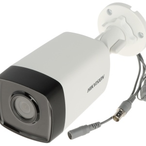 Camera supraveghere analogica HikVision Bullet 2MP DS-2CE17D0T-IT3F(C), tehnologie 4 in 1 (TVI/AHD/CVI/CVBS), iluminare Smart IR distanta pana la 40m, lentila fixa 2.8mm, protectie IP67, senzor performant, design robust - Img 3