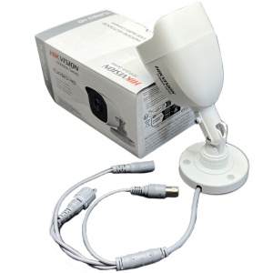 Camera supraveghere analogica HikVision HiWatch mini bullet 2MP HWT-B120-M(2.8mm), rezolutie Full HD 1080p, Smart IR 20m, 4 in 1 TVI/AHD/CVI/CVBS, protectie IP66, lentila fixa, senzor CMOS, carcasa metalica, design compact (RESIGILAT) - Img 4