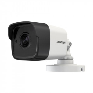 Camera supraveghere analogica HikVision Mini Bullet 5MP DS-2CE16H0T-ITE(2.8mm), tehnologie PoC alimentare pe coaxial, EXIR 2.0 distanta IR 20m, lentila fixa, protectie IP67, iesire video HD, carcasa metalica