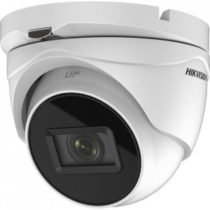 Camera supraveghere analogica HikVision turret 2 MP DS-2CE79D3T-IT3ZF(2.8-12mm), lentila varifocala motorizata, Ultra Low Light 0.005 lux, WDR 120dB, distanta IR 70m EXIR 2.0, 4 in 1 (TVI/AHD/CVI/CVBS), protectie IP67, rezolutie 1080p