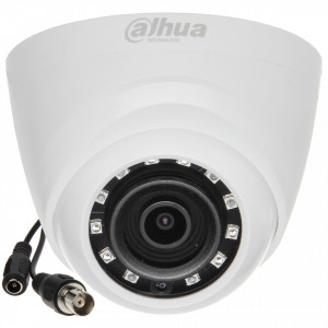 Camera supraveghere Dahua HAC-HDW1220R(2.8mm), tehnologie HDCVI tip dome, rezolutie 2MP 1080p, Smart IR 20 metri, protectie intemperii IP67, carcasa rezistenta, tehnologii DWDR si 2D-DNR, montaj interior sau exterior - Img 2