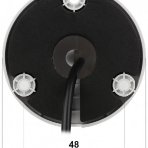 Camera supraveghere exterior Bullet 8 MP Dahua HAC-HFW1800TL-A3.6, rezolutie 4K, Smart IR 80m, lentila fixa 3.6mm, microfon incorporat, protectie IP67, tehnologie HDCVI, carcasa metal si plastic, DWDR, BLC - Img 2