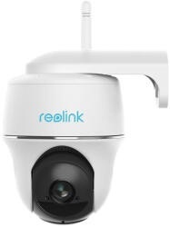 Camera supraveghere exterior Reolink 8MP B440 Ultra HD, functii Pan & Tilt, alimentare acumulator sau panou solar, Wi-Fi Dual-Band, Color Night Vision cu Spotlight, detectie inteligenta persoane si vehicule, audio, IP64