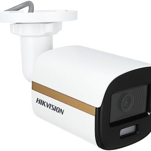 Camera supraveghere HikVision Bullet 2MP DS-2CE12DF3T-LSE(2.8mm), Turbo HD ColorVu, Smart Hybrid Light (IR 40m, Lumina Alba 40m), 130 dB True WDR, Audio over Coax (microfon incorporat), protectie IP67, imagine color 24/7, PoC, carcasa metalica - Img 4