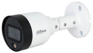 Camera supraveghere IP Dahua bullet 2MP IPC-HFW1239S-A-LED-0280B-S5(2.8mm) Entry Full-color, lumina alba 30m, 1/2.8” CMOS, DWDR, 3D NR, protectie IP67, microfon incorporat, H.265+, detectie miscare, alimentare PoE
