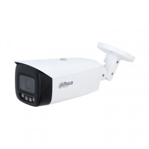 Camera supraveghere IP Dahua bullet 8MP IPC-HFW5849T1-ASE-LED-0280B(2.8mm), WizMind, Full-color, senzor 1/1.2 inch CMOS, lumina calda 60m, SMD 3.0, AI IVS, numarare persoane, detectie faciala, microfon dual si difuzor incorporat, slot card 512GB - Img 2