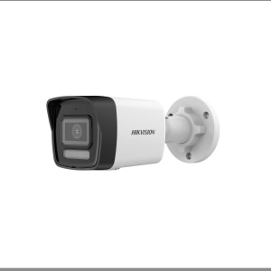 Camera supraveghere IP HikVision bullet 2 MP DS-2CD1023G2-LIUF(2.8mm) Smart Hybrid Light IR+alb, H.265+, detectie oameni/vehicule, microfon incorporat, suport microSD 512GB, IP67, ONVIF, imagini clare