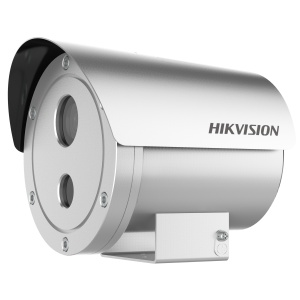Camera supraveghere IP HikVision bullet 2MP DS-2XE6222F-IS(4MM)(B)/316L, explosion-proof, carcasa inox 316L anti-coroziva, IP68/IK08, H.265+/H.265/H.264+, utilizare in medii cu gaz si praf, alimentare 100‑240V