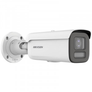 Camera supraveghere IP Hikvision bullet 4MP DS-2CD2647G2T-LZS(2.8-12mm)(C), ColorVu 24/7, lentila varifocala motorizata, 130dB WDR, clasificare om si vehicul, compresie H.265+, protectie IP67 si IK10, imagini color noaptea