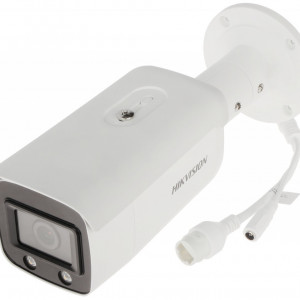 Camera Supraveghere IP HikVision bullet 4MP DS-2CD2T47G2-L, (2K), Lentila 2.8/4mm, Tehnologie AcuSense (Deep Learning), WDR 130dB, Color 24/7, IP67 exterior, carcasa metalica