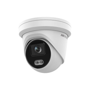 Camera supraveghere IP HikVision ColorVu turret 4MP DS-2CD2347G2-LU, WDR 130dB, microfon incorporat, clasificare tinte umane si vehicule bazata pe deep learning, imagistica color 24/7, IP67, H.265+