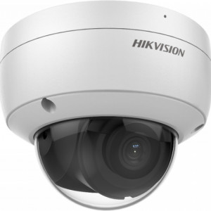 Camera supraveghere IP HikVision Dome 2MP DS-2CD2126G2-ISU(2.8mm) AcuSense, Powered-by-DarkFighter, Microfon incorporat, Audio/Alarm I/O, WDR 120dB, H.265+, IP67, IK10