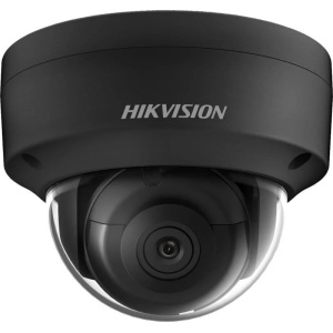 Camera supraveghere IP HikVision Dome 4MP DS-2CD2143G2-IS(2.8mm)(Black), AcuSense, detectie om/vehicul, H.265+, IR 30m, WDR 120dB, interfata audio/alarma, protectie IP67 si IK10, slot card SD, carcasa metalica neagra
